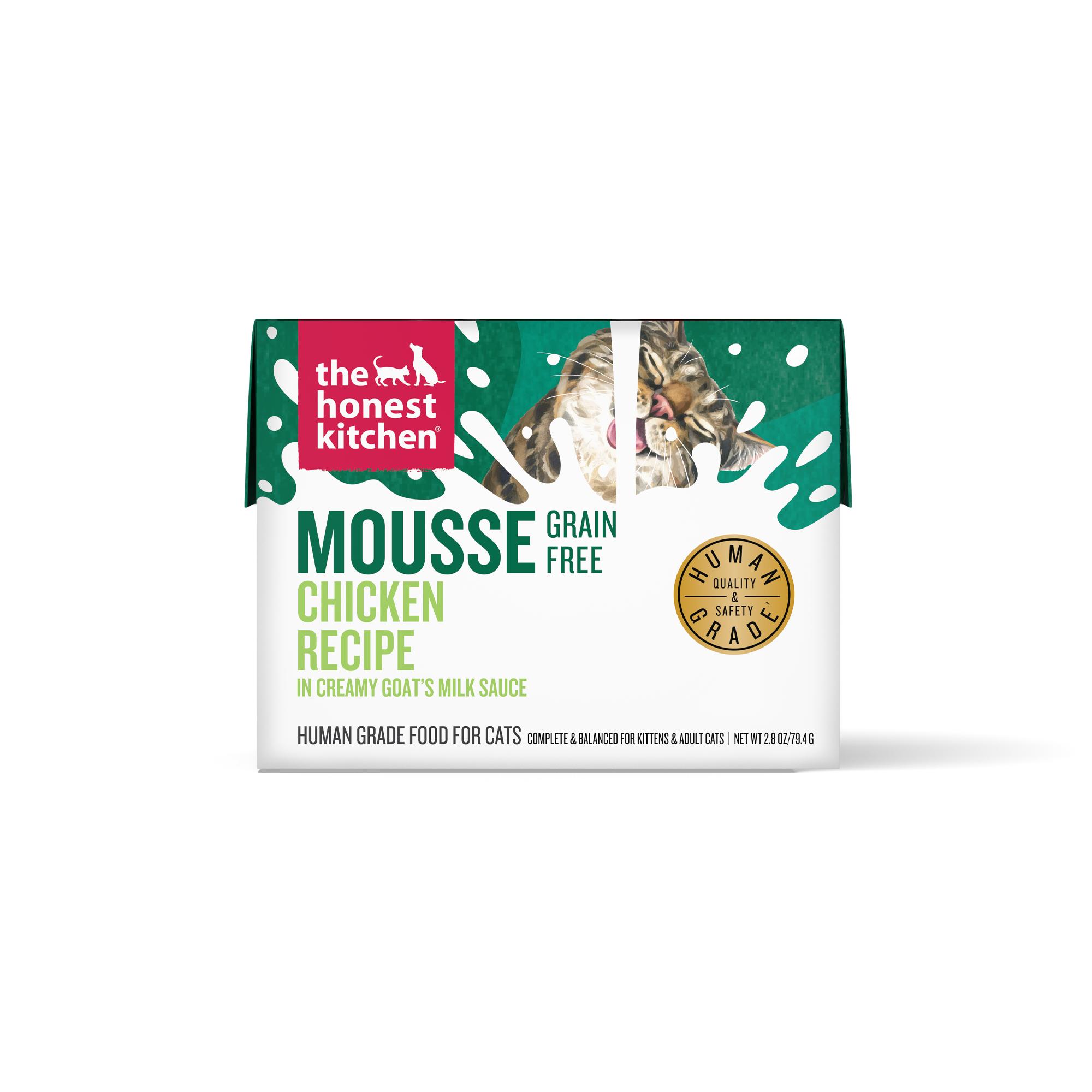 The Honest Kitchen Chicken Mousse with Goat's Milk Grain-Free Wet Cat Food