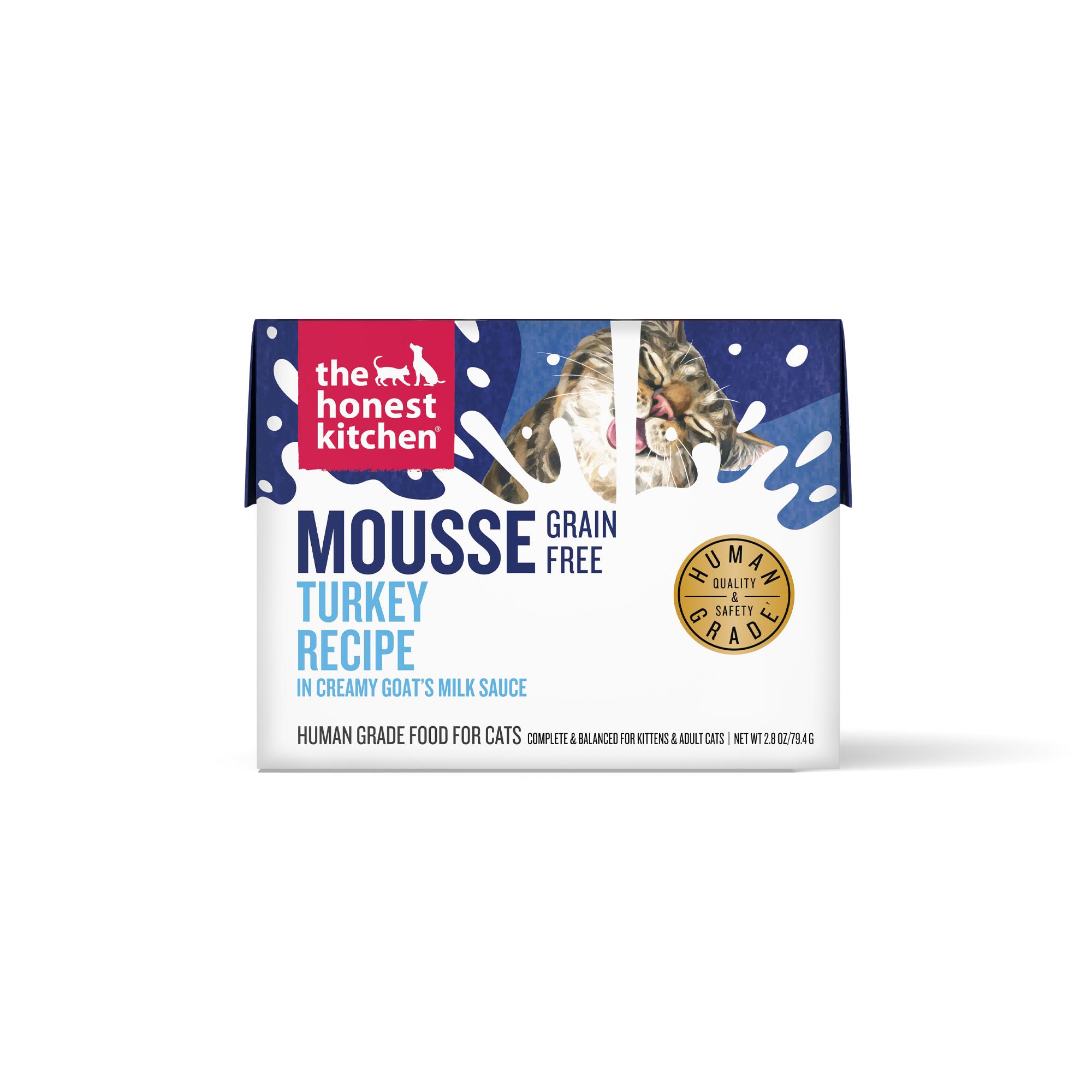 The Honest Kitchen Turkey Mousse with Goat's Milk Grain-Free Wet Cat Food
