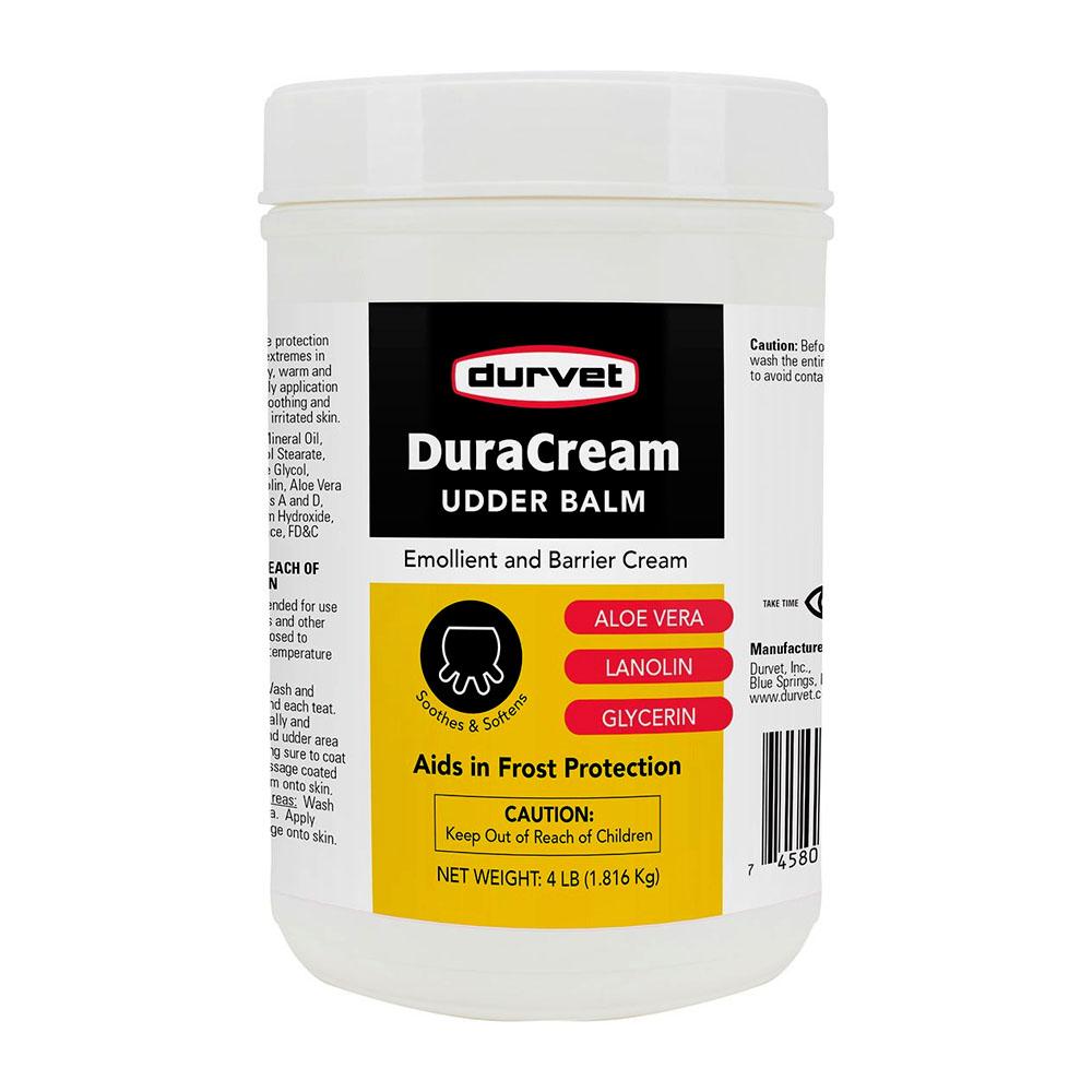 Durvet Udder Balm Emollient & Barrier Cream for Cattle, 4-lb