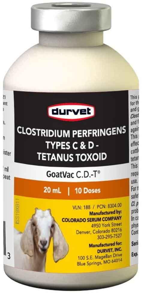 Durvet GoatVac C.D.-T for Livestock