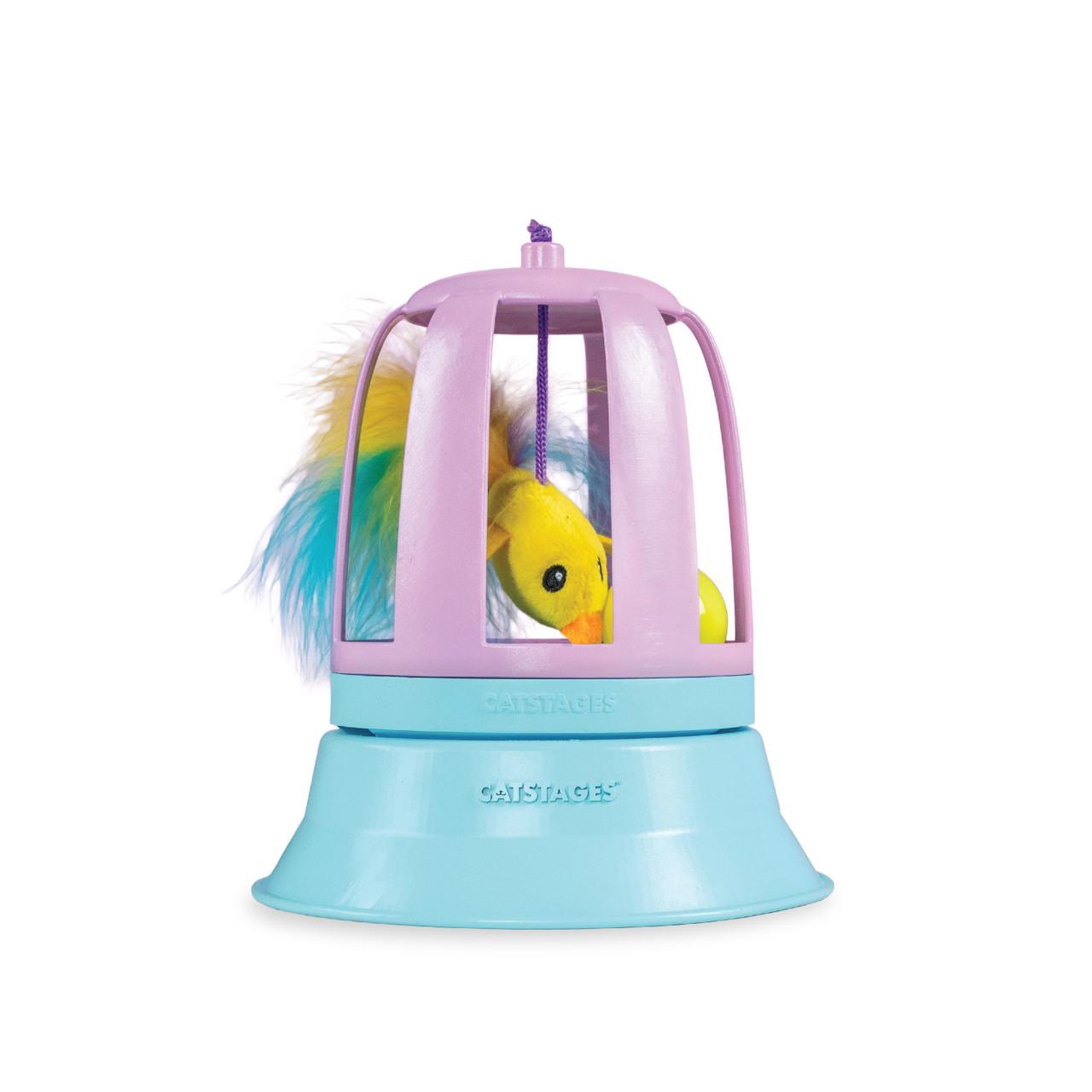 Catstages 2-in-1 Track Topper Chirping Bird Cat Toy