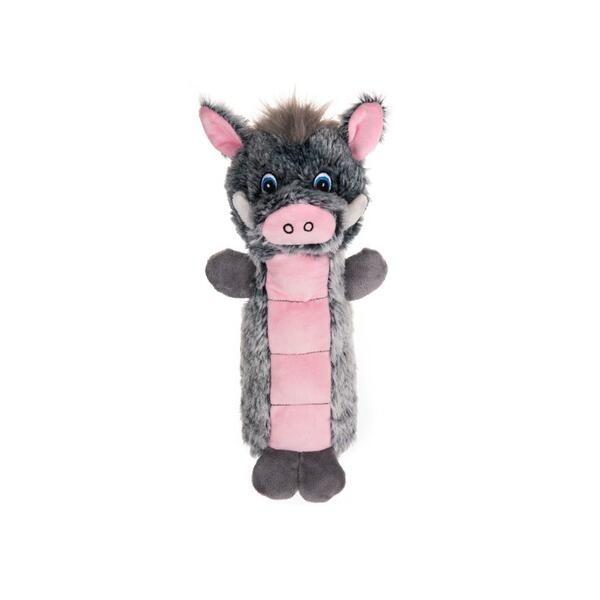 Growl Belly Busters Warthog Dog Toy, Gray