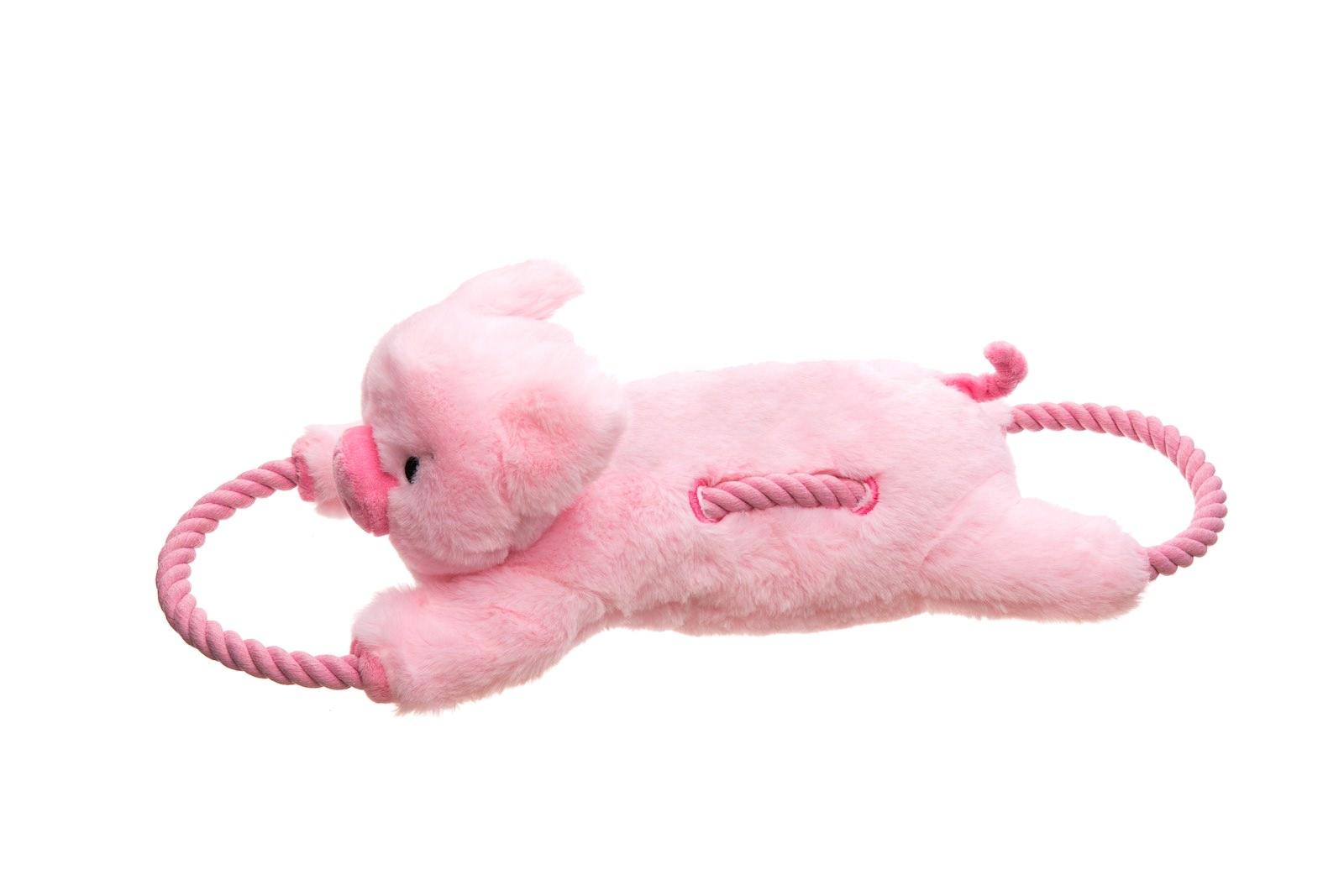 Growl Haystackerz Puddles Piggy Dog Toy, Pink