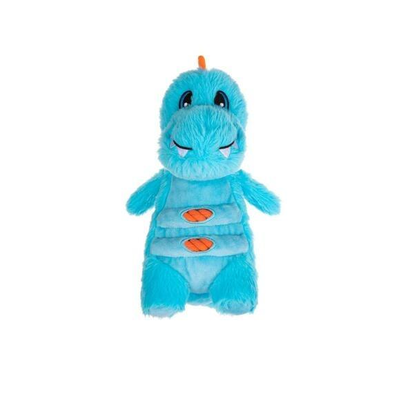 Growl Stomperz Terry the Tyrannosaurus Rex Dog Toy, Blue