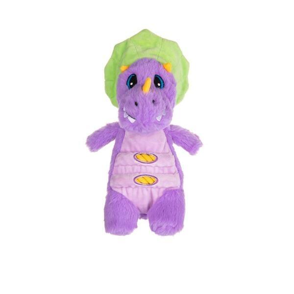 Growl Stomperz Benny the Brachiosaurus Dog Toy, Purple