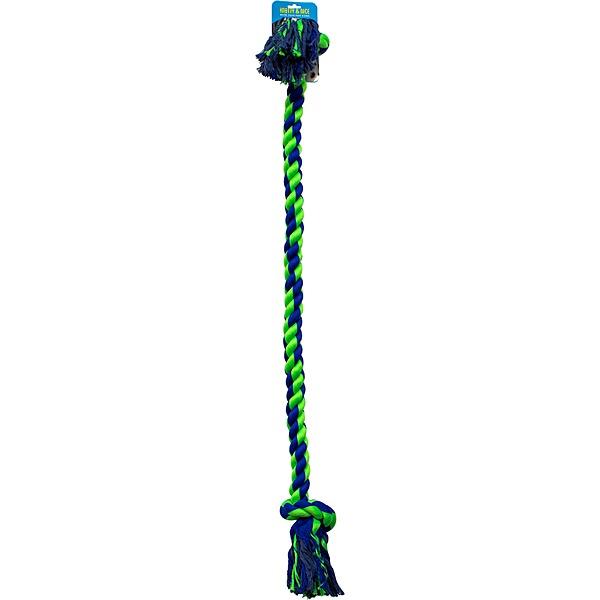 Knotty & Nice Knotty Rope Dog Toy, Blue/Green, X-Large