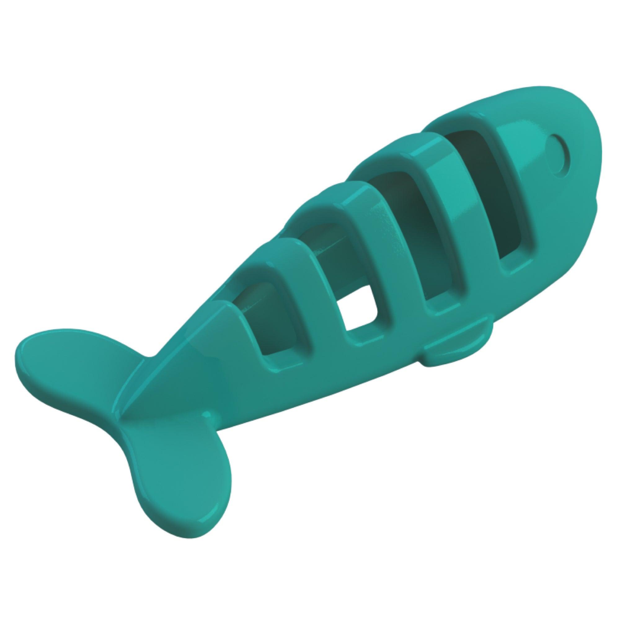 Aïkiou Fish Treat Cat Toy, Aqua