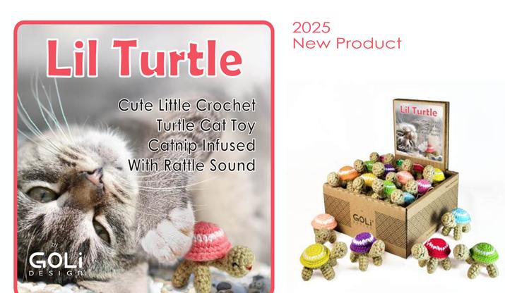 Goli Design Turtle Catnip Infused Cat Toy