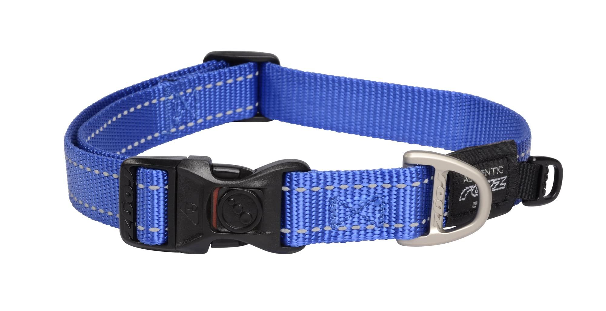 Rogz Utility Classic Dog Collar, Blue