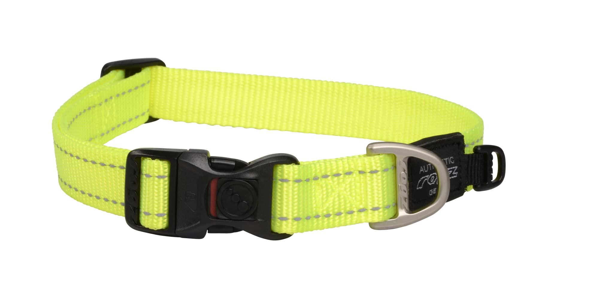 Rogz Utility Classic Dog Collar, Yellow