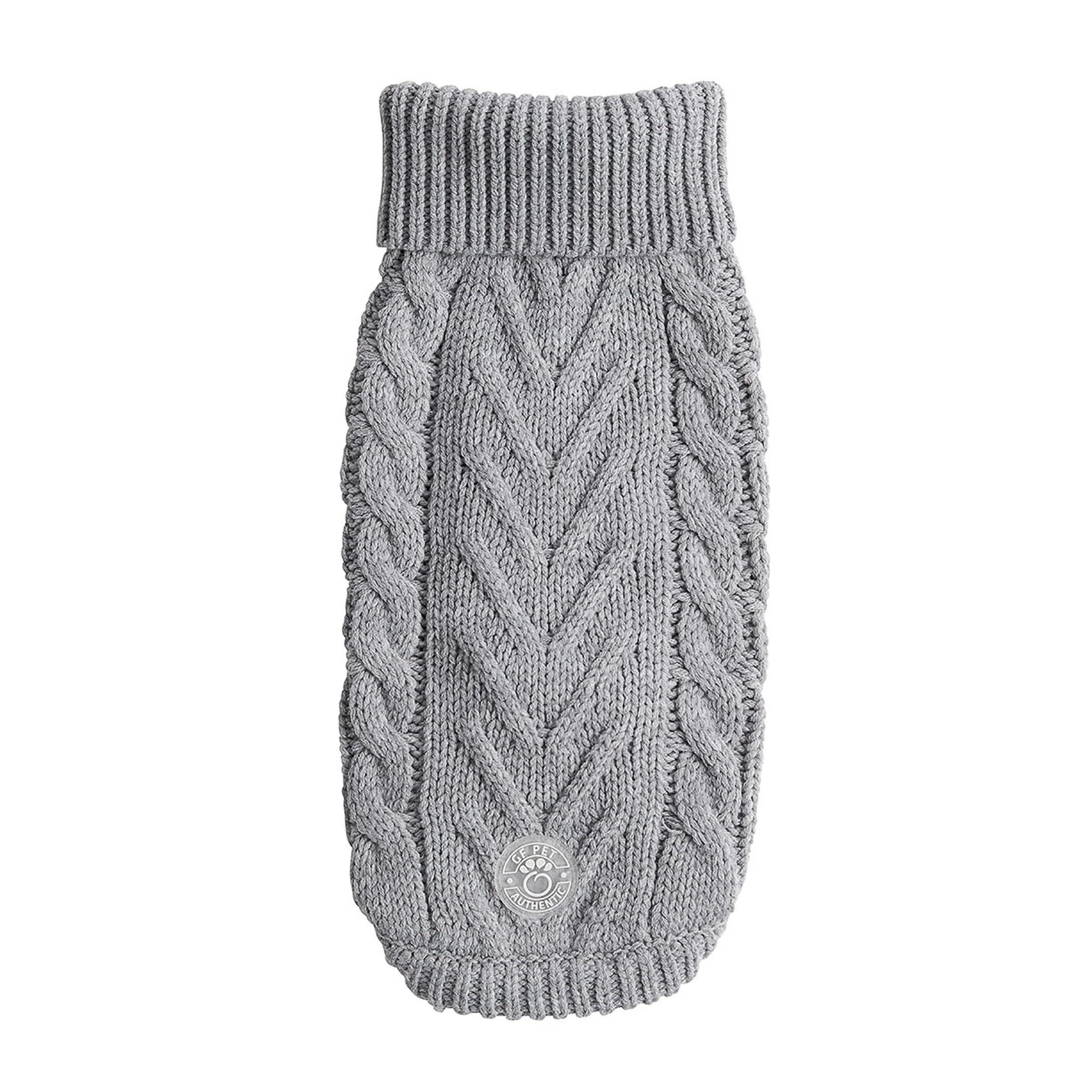 GF Pet Chalet Dog Sweater, Grey Mix