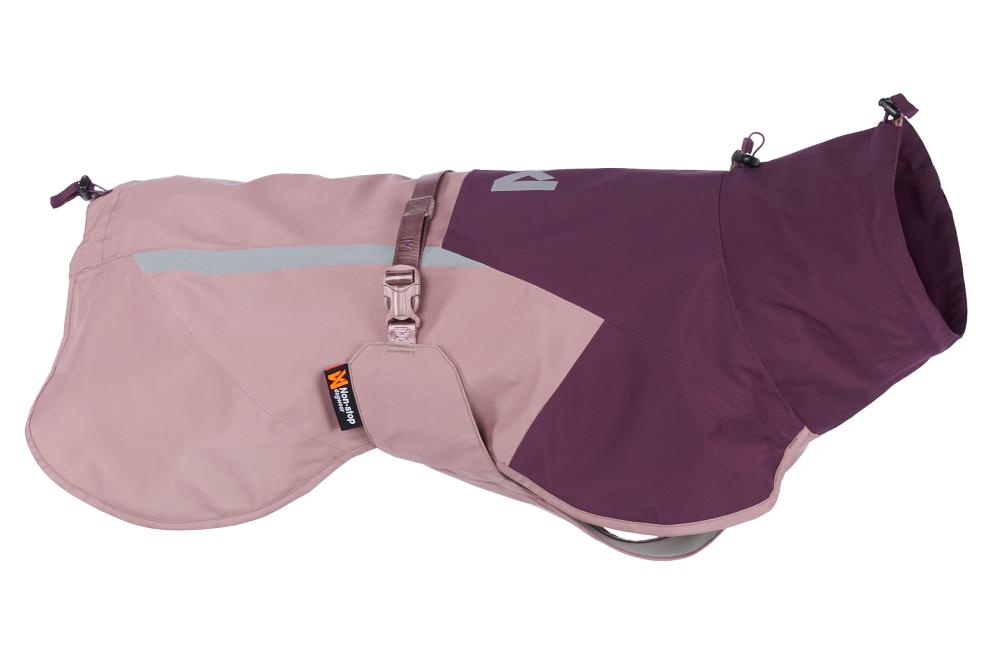 Non-Stop Dogwear Fjord 2.0 Dog Rain Jacket, Purple, 60