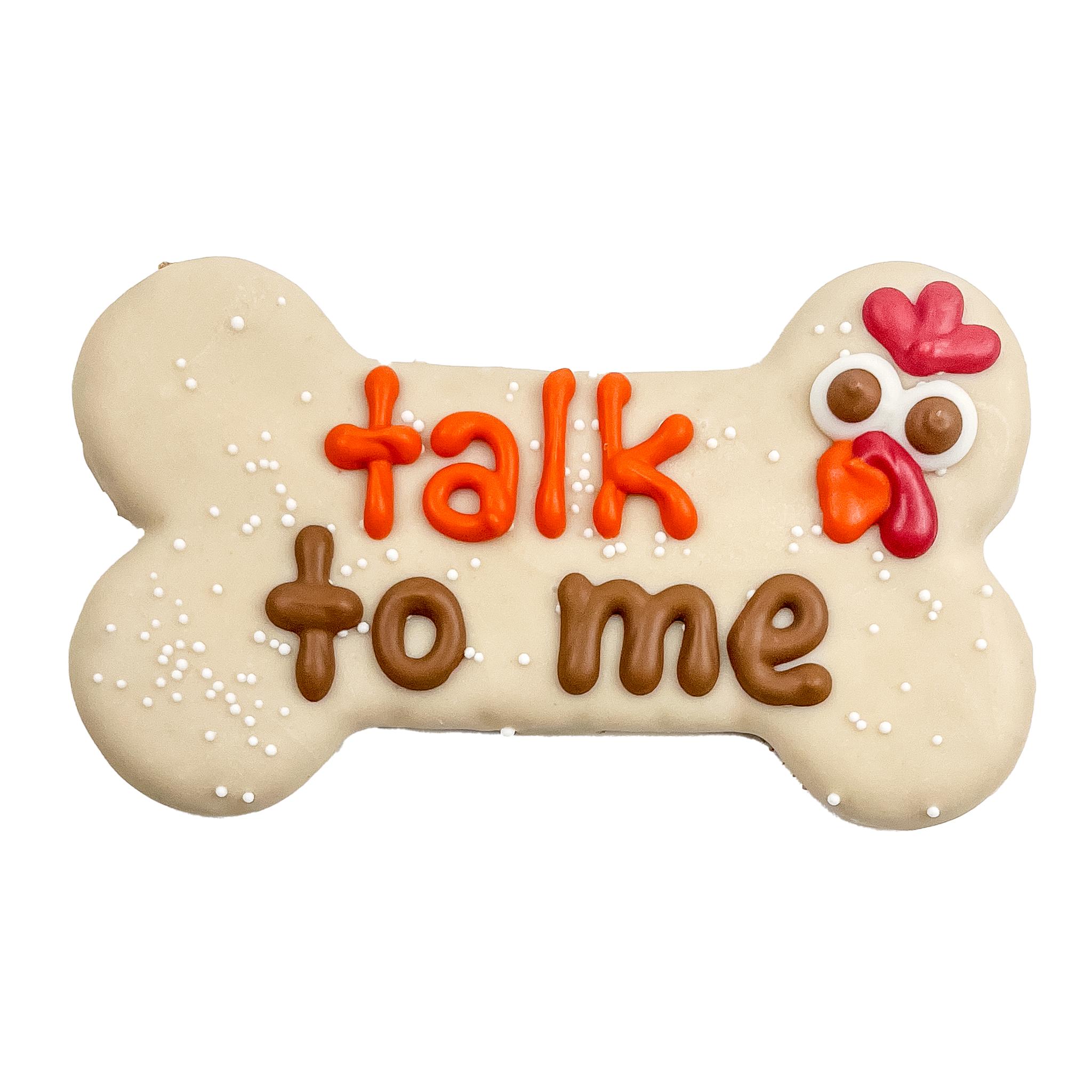 Bosco & Roxy's Talk Turkey to Me Bone Dog Treats, 6-in