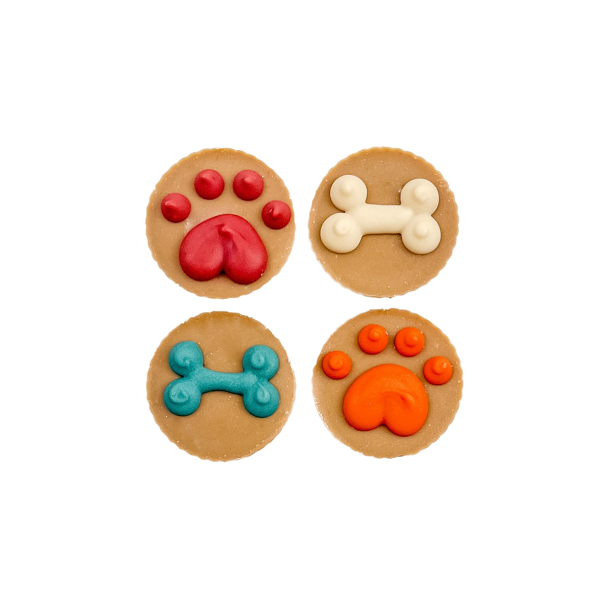 Bosco & Roxy's Paws Up for Bones Peanut Butter Cup Dog Treats