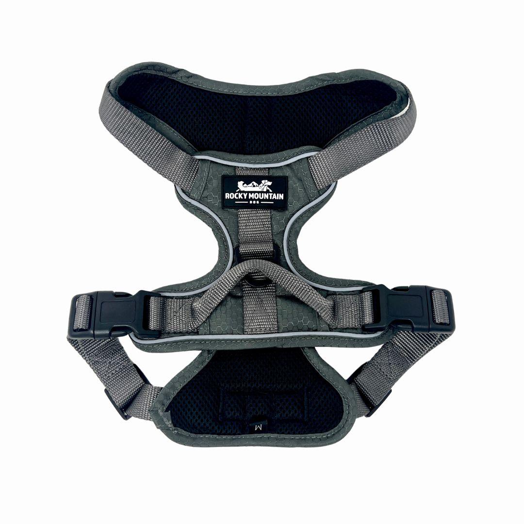 Rocky Mountain Dog Summit All-Terrain Dog Harness, Metallic Grey, X-Large