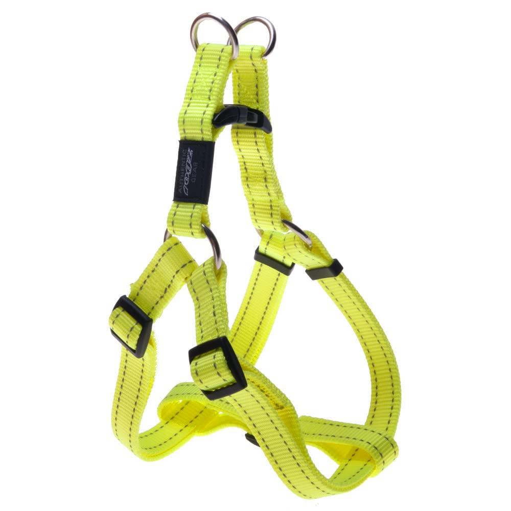 Rogz Classic Reflective Step-in Dog Harness, Dayglo Yellow