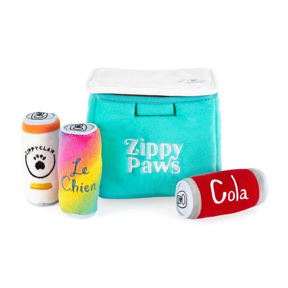 ZippyPaws Burrow Ice Chest Dog Toy, 6 x 5 x 7-in