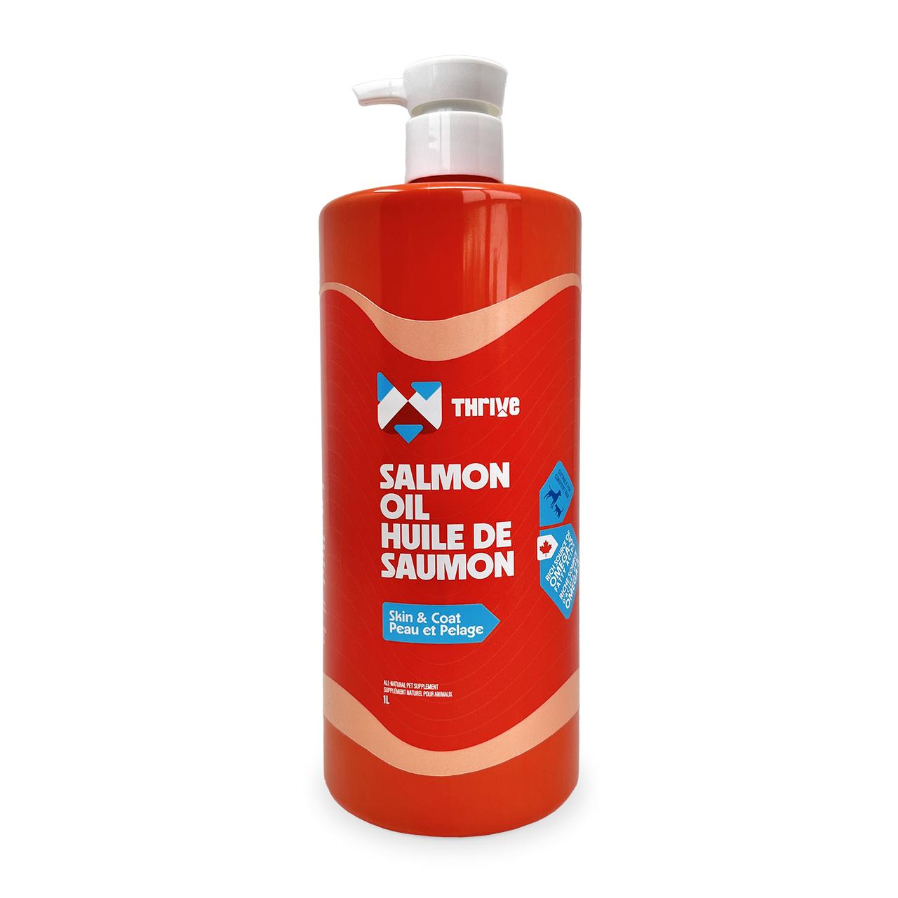 Thrive Salmon Oil Dog & Cat Supplement, 1-L