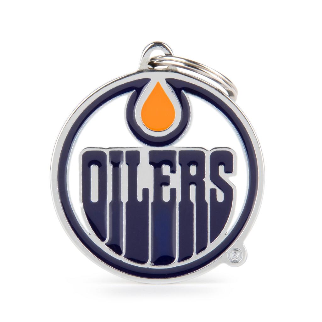 MyFamily NHL NHL Edmonton Oilers Pet ID Tag