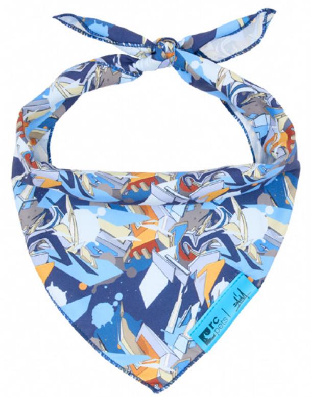 RC Pets Artist Series Dog Bandana, Daim, 10-21-in