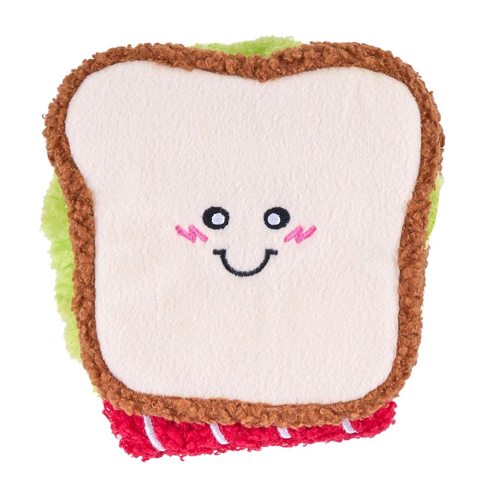 ZippyPaws Snufflerz BLT Sandwich Dog Toy, 5.5 x 5 x 2.5-in