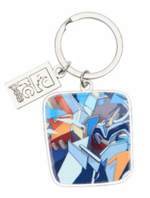 RC Pets Artist Web Keychain, Daim, 3/4-in