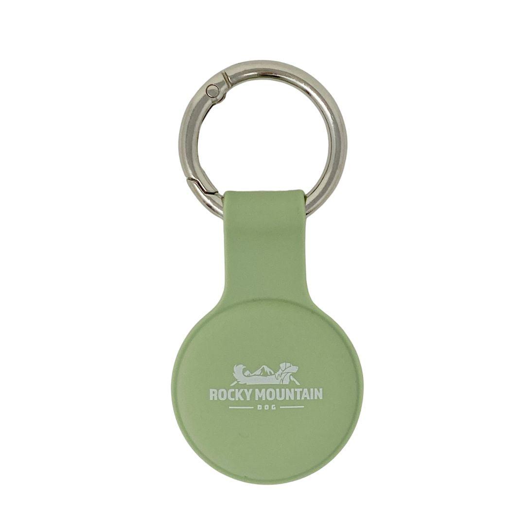 Rocky Mountain Dog AirTag Keychain Holder for Dog Collars, Olive