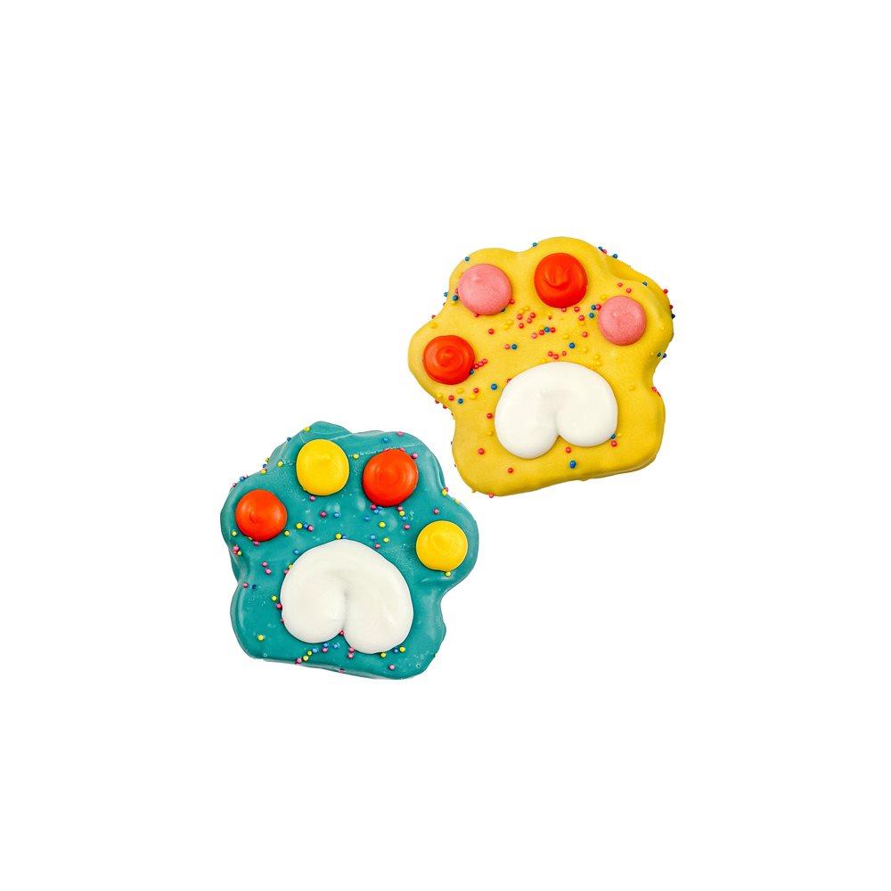 Bosco & Roxy's Paw Print Apple Cinnamon Dog Treats, Medium