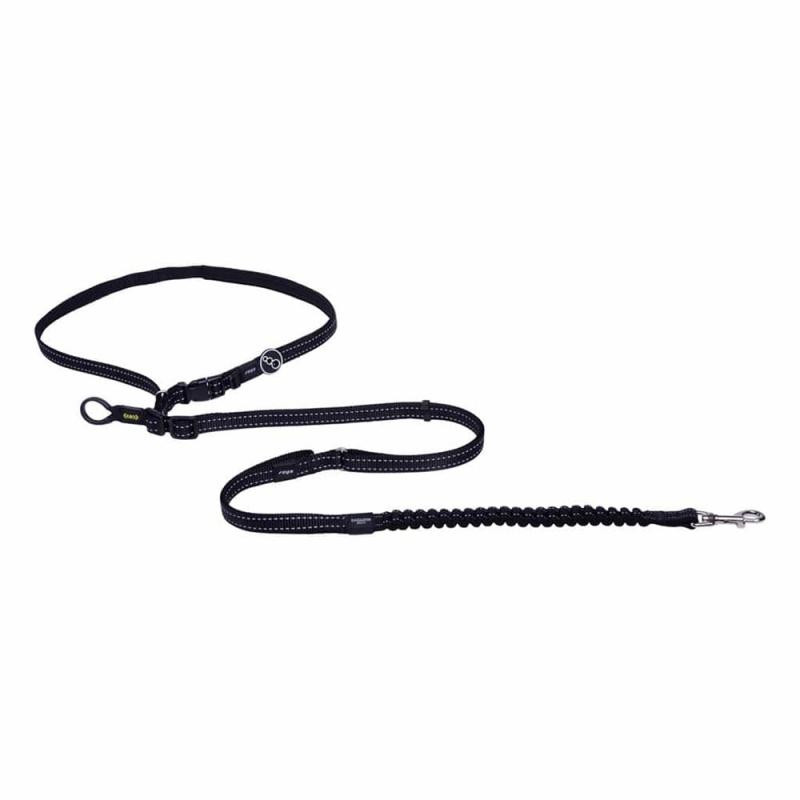 Rogz Utility Hands Free Dog Leash, Black