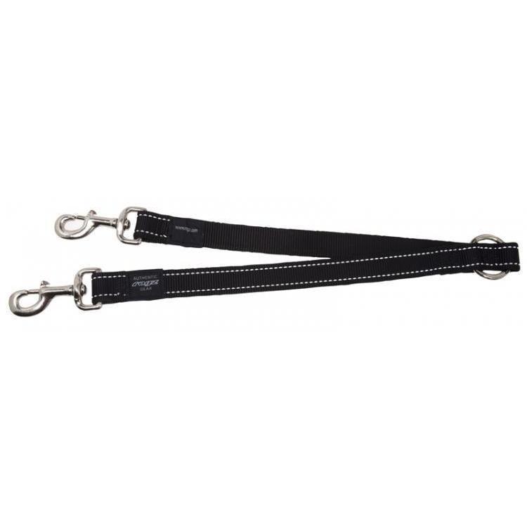 Rogz Utility Dog Leash Splitter, Black