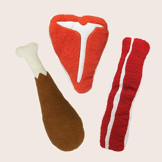 Royal Pet BBQ Plush Dog Toy, Mega, Assorted