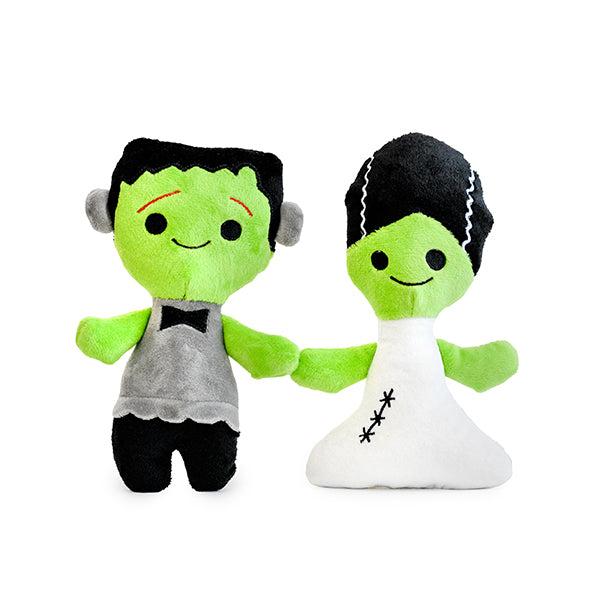 Patchwork Pet Frank & Bride Duo Dog Toy, 8-in