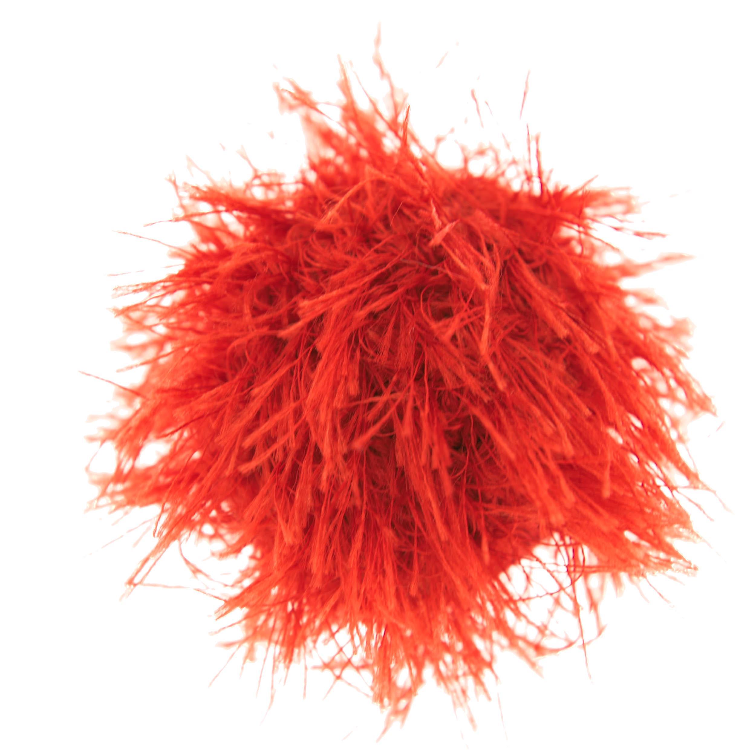 Oomaloo Ball with Bell Cat Toy, Red