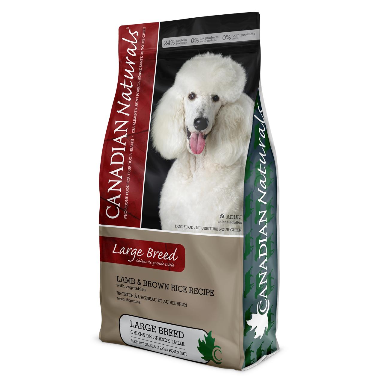 Canadian Naturals Lamb & Brown Rice Large Breed Dry Dog Food