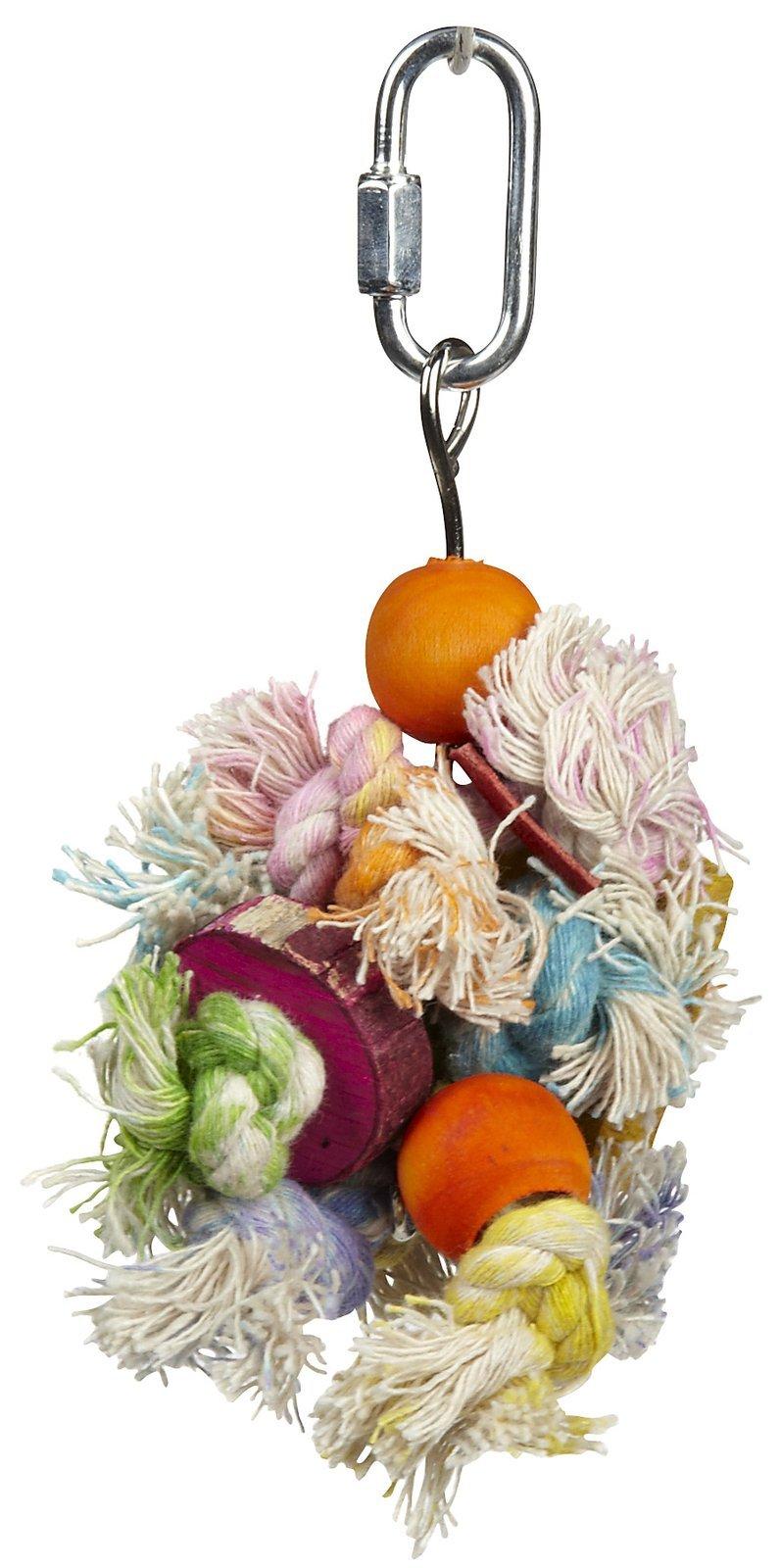 Penn-Plax Shaggy Kabob Bird Toy, Small