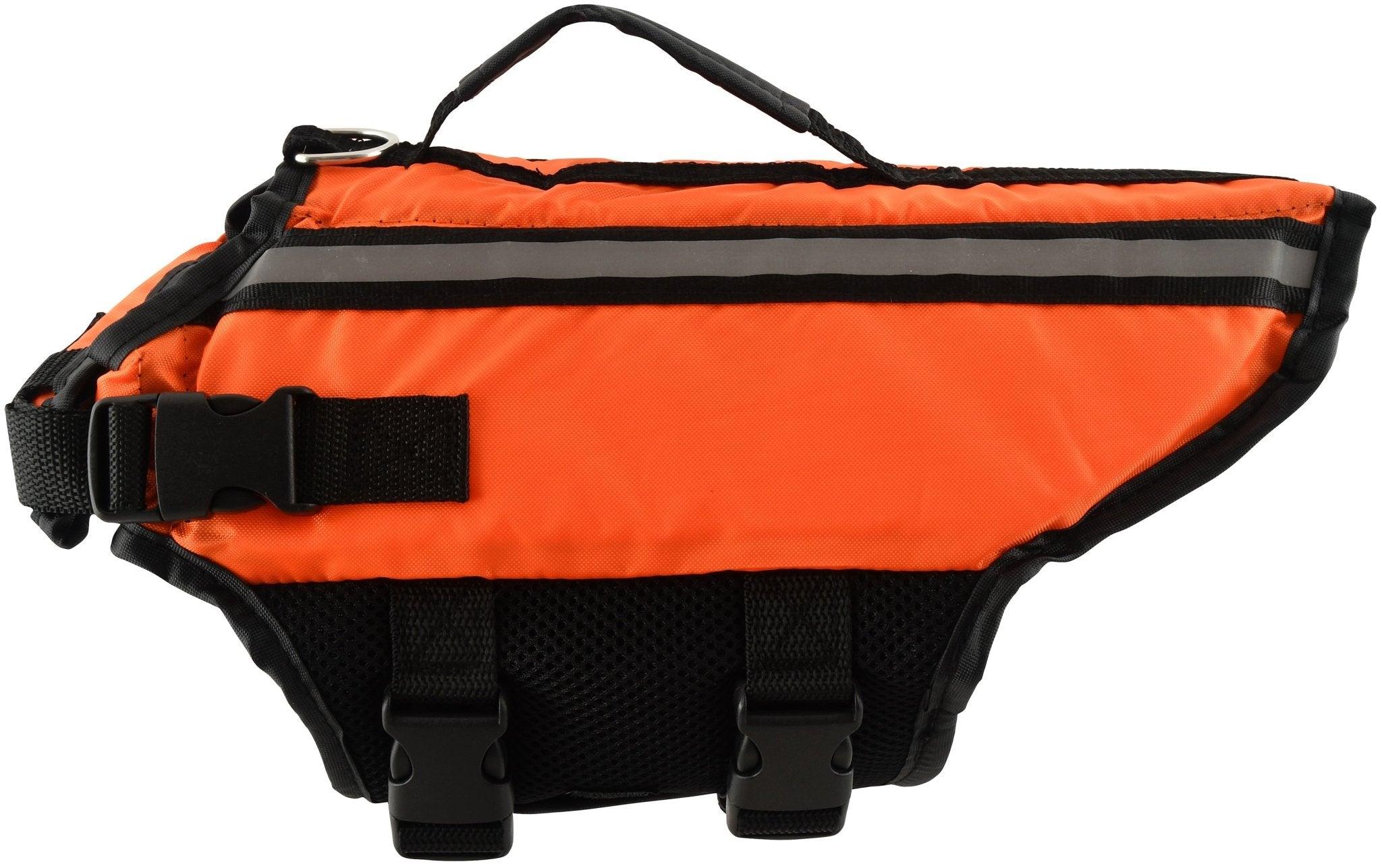Ethical Fashion Pet Dog Life Vest, Orange, Small
