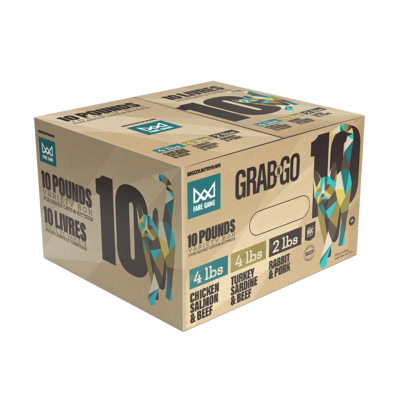 Big Country Raw Grab N Go Fare Game Frozen Dog Food