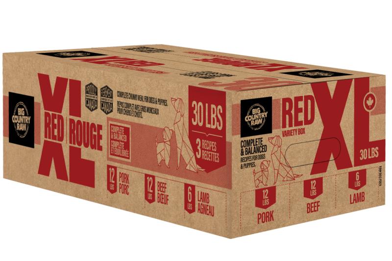 Big Country Raw XL Red Frozen Dog Food