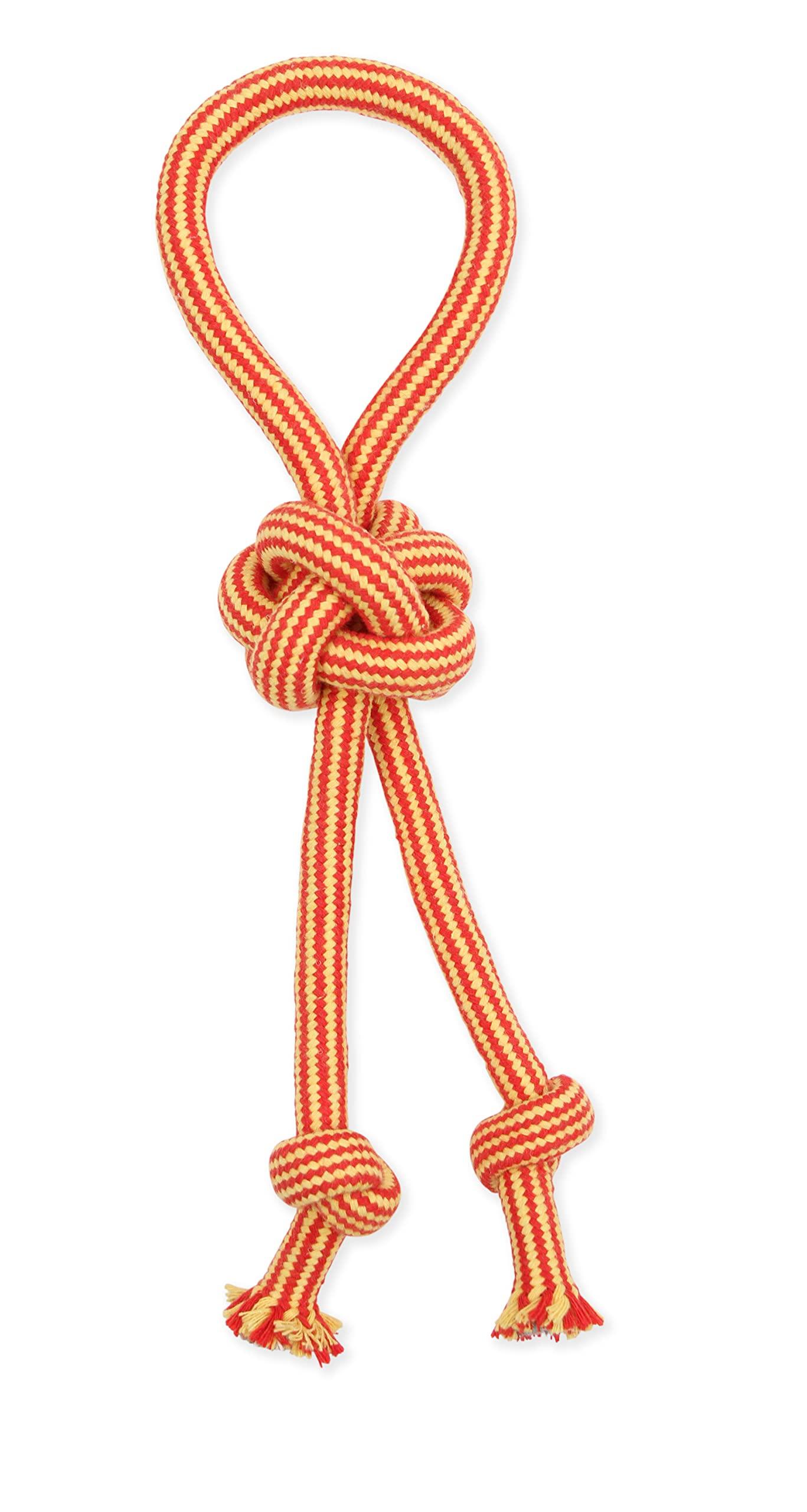 Mammoth Extra Double Tug Big Knot with Loop Handle Dog Toy, Assorted Colors