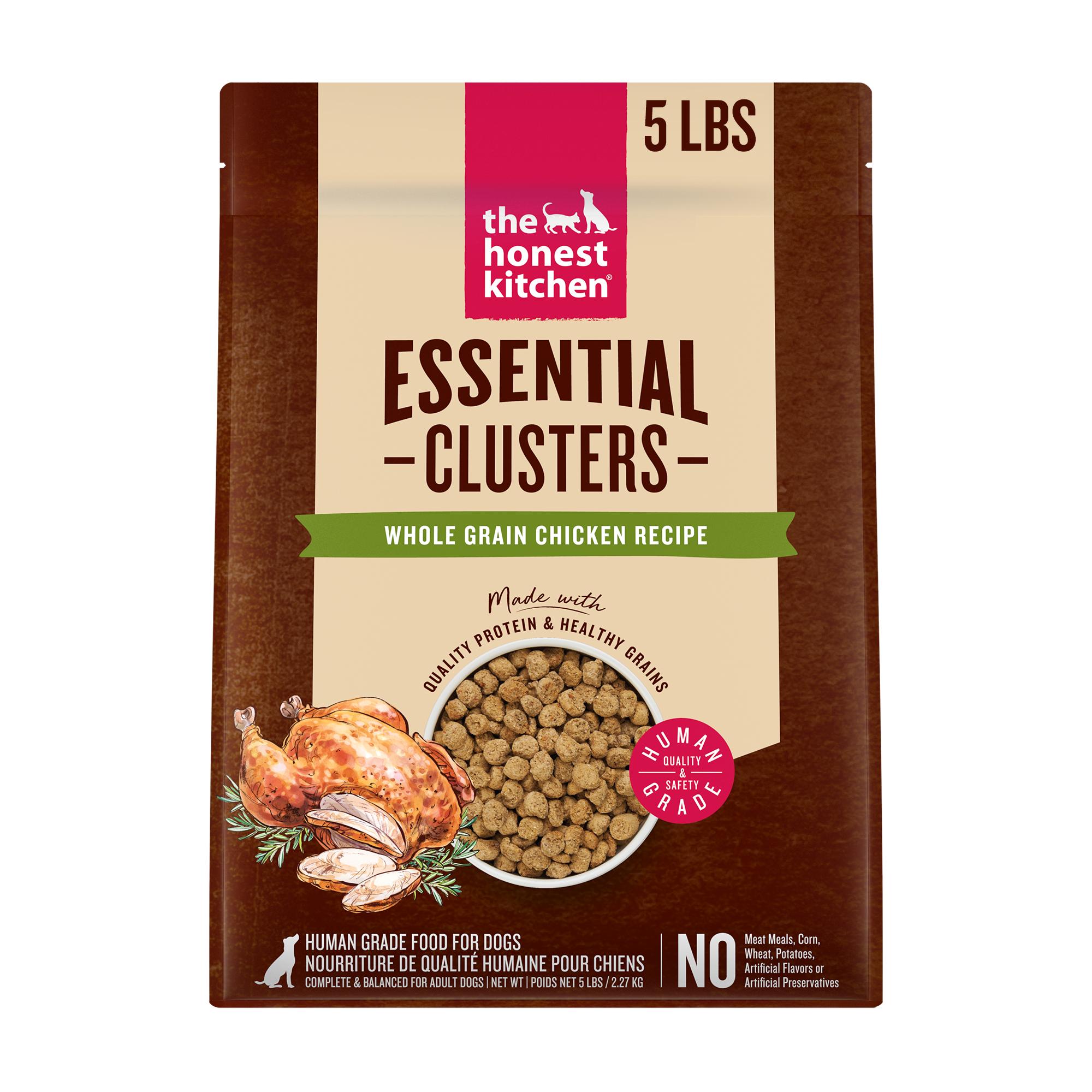 The Honest Kitchen Essential Clusters Whole Grain Chicken Dry Dog Food, 5-lb