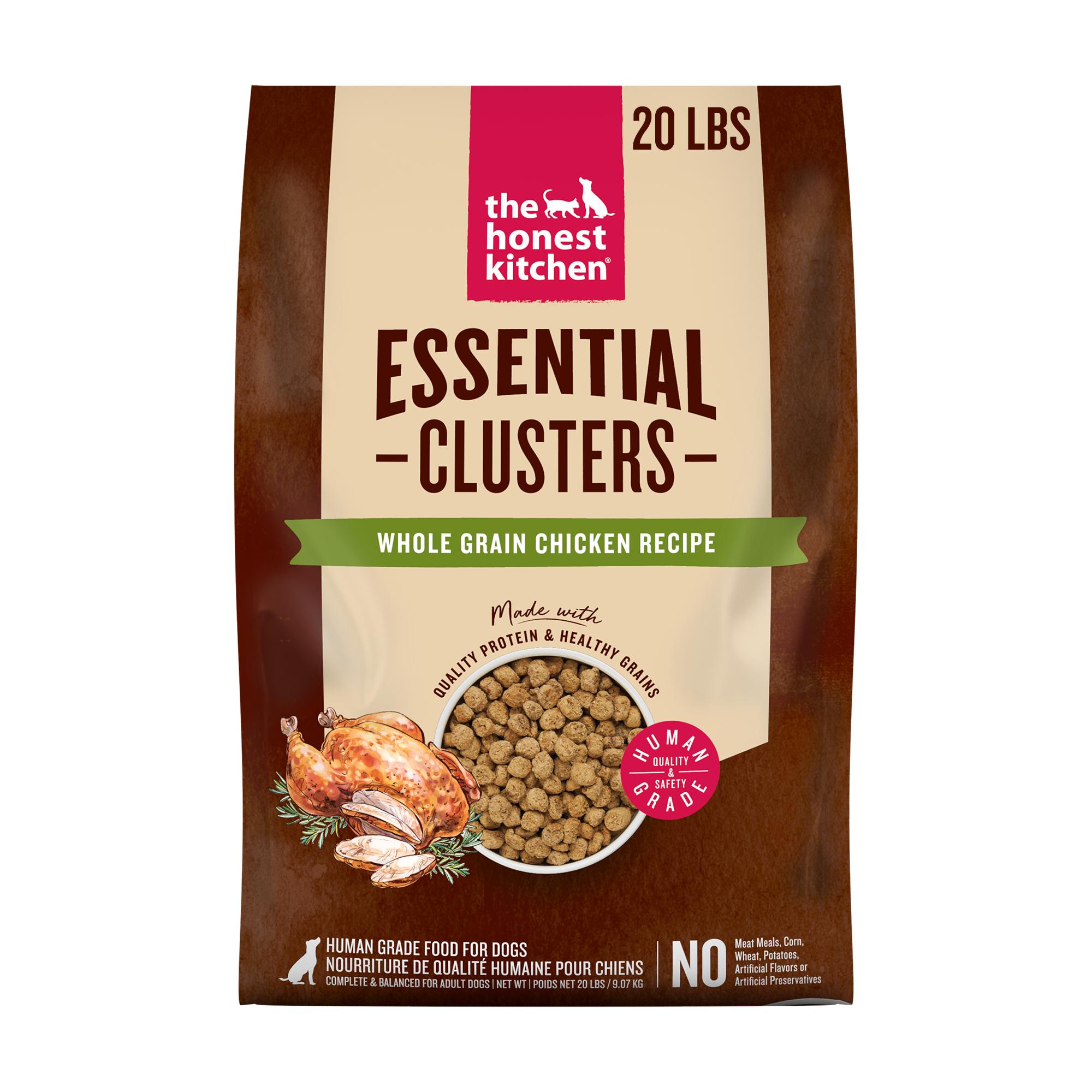 The Honest Kitchen Essential Clusters Whole Grain Chicken Dry Dog Food, 20-lb