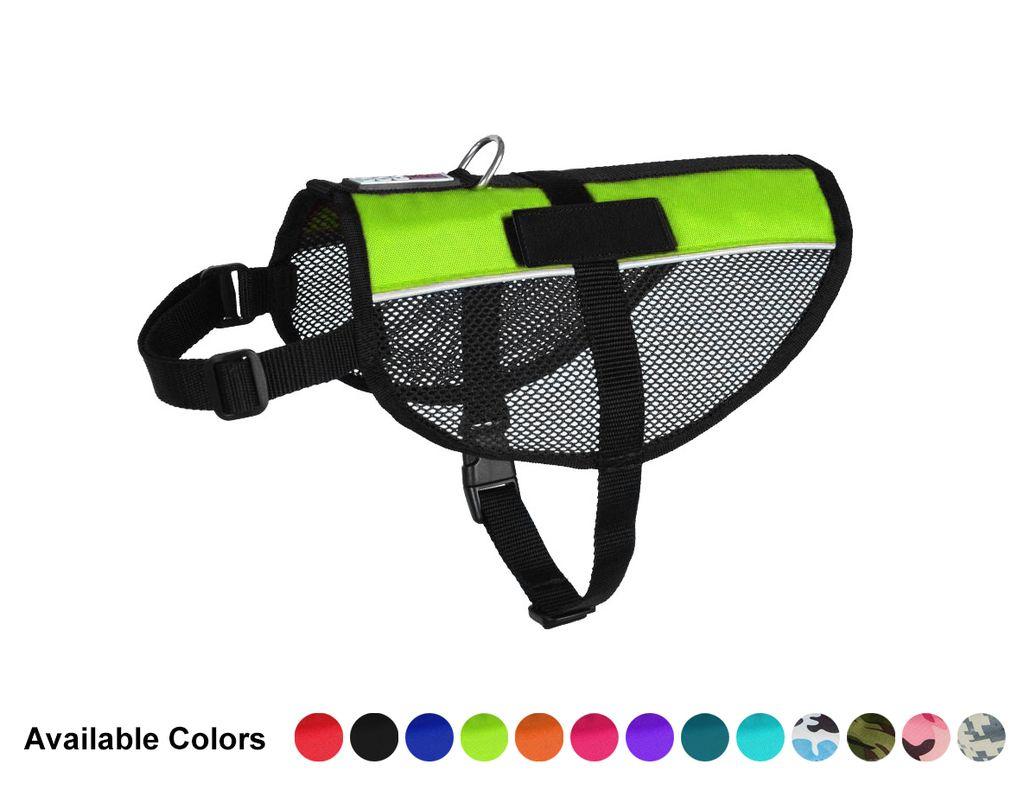 Dogline MaxAire Mesh Dog Vest, Green, 13-16-in