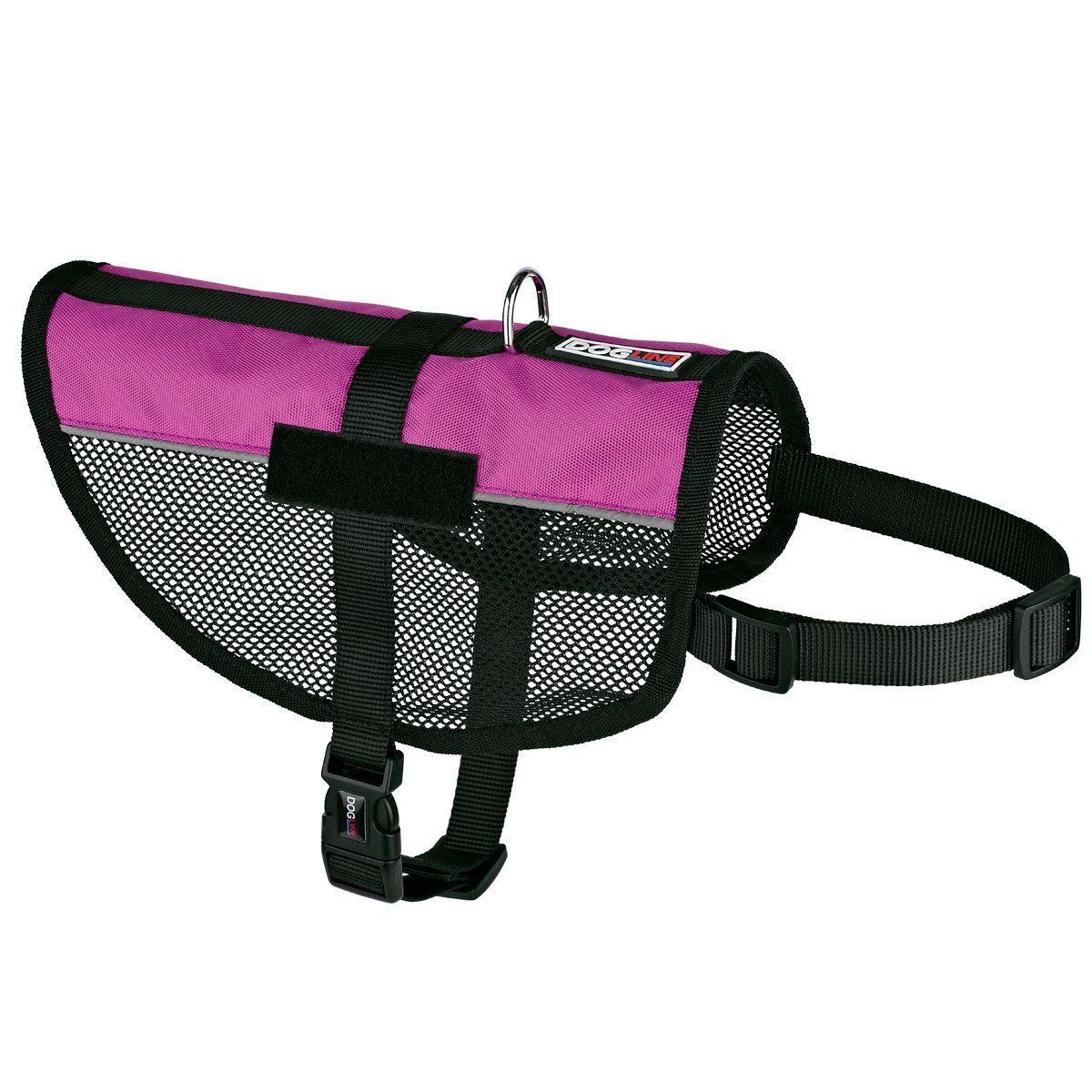 Dogline MaxAire Mesh Dog Vest, Pink, 17-21-in
