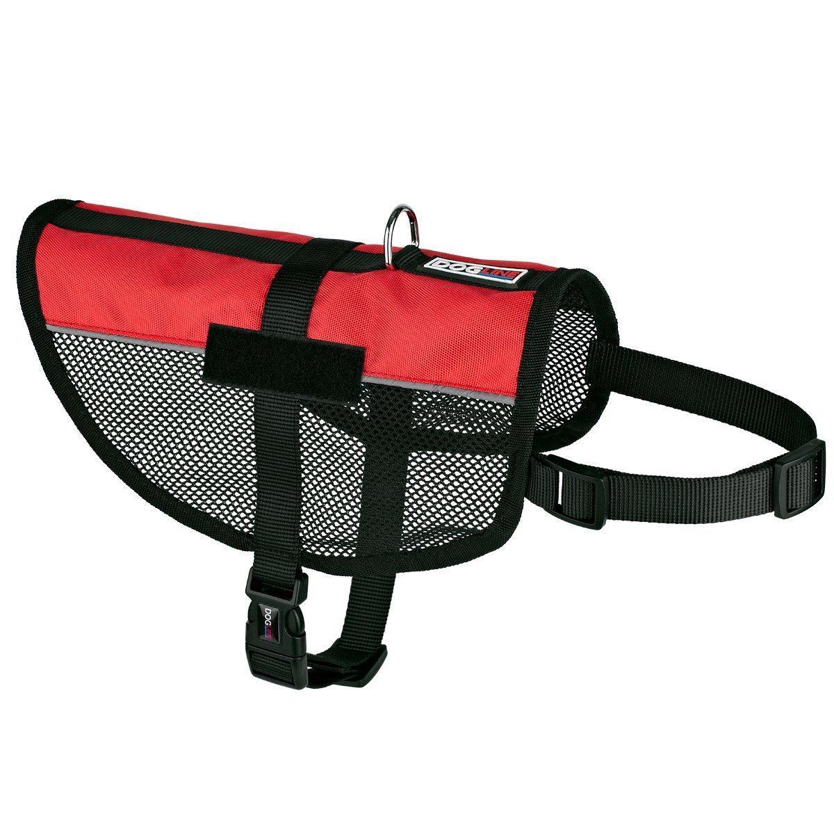 Dogline MaxAire Mesh Dog Vest, Red, 17-21-in