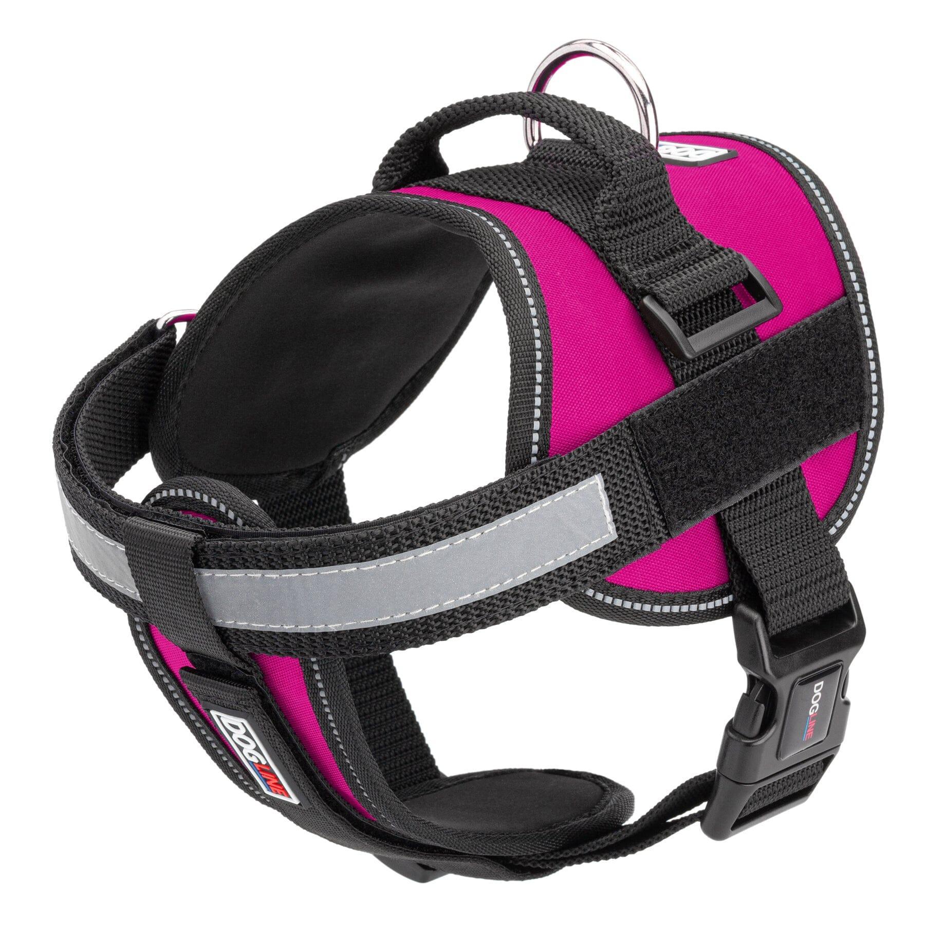Dogline Unimax Multi-Purpose Dog Harness, Pink, 15-19-in