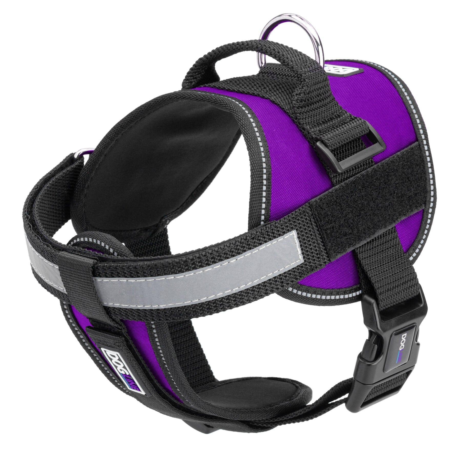 Dogline Unimax Multi-Purpose Dog Harness, Purple, 15-19-in