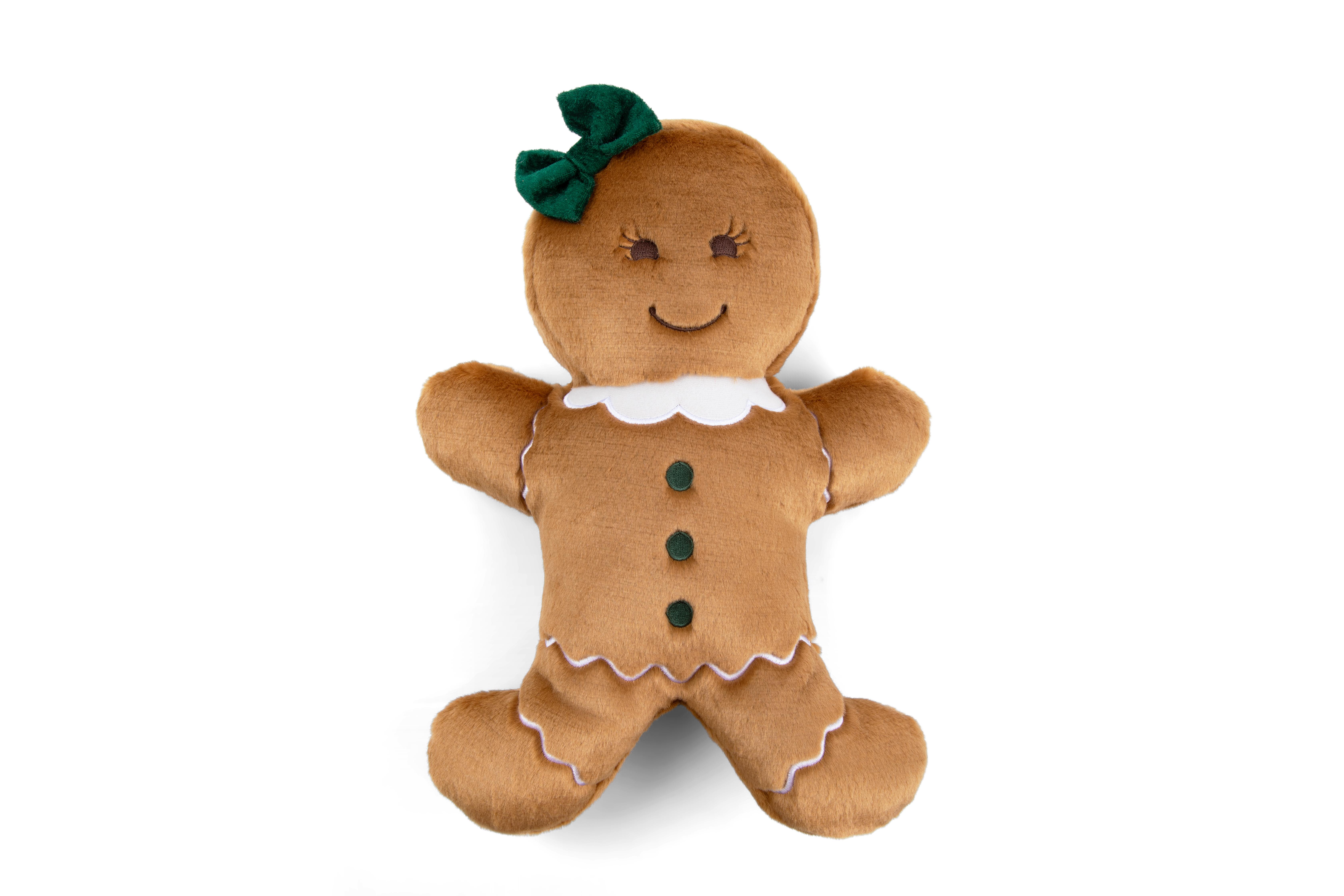 Fluff & Tuff Betty Gingerbread Girl Dog Toy, Large