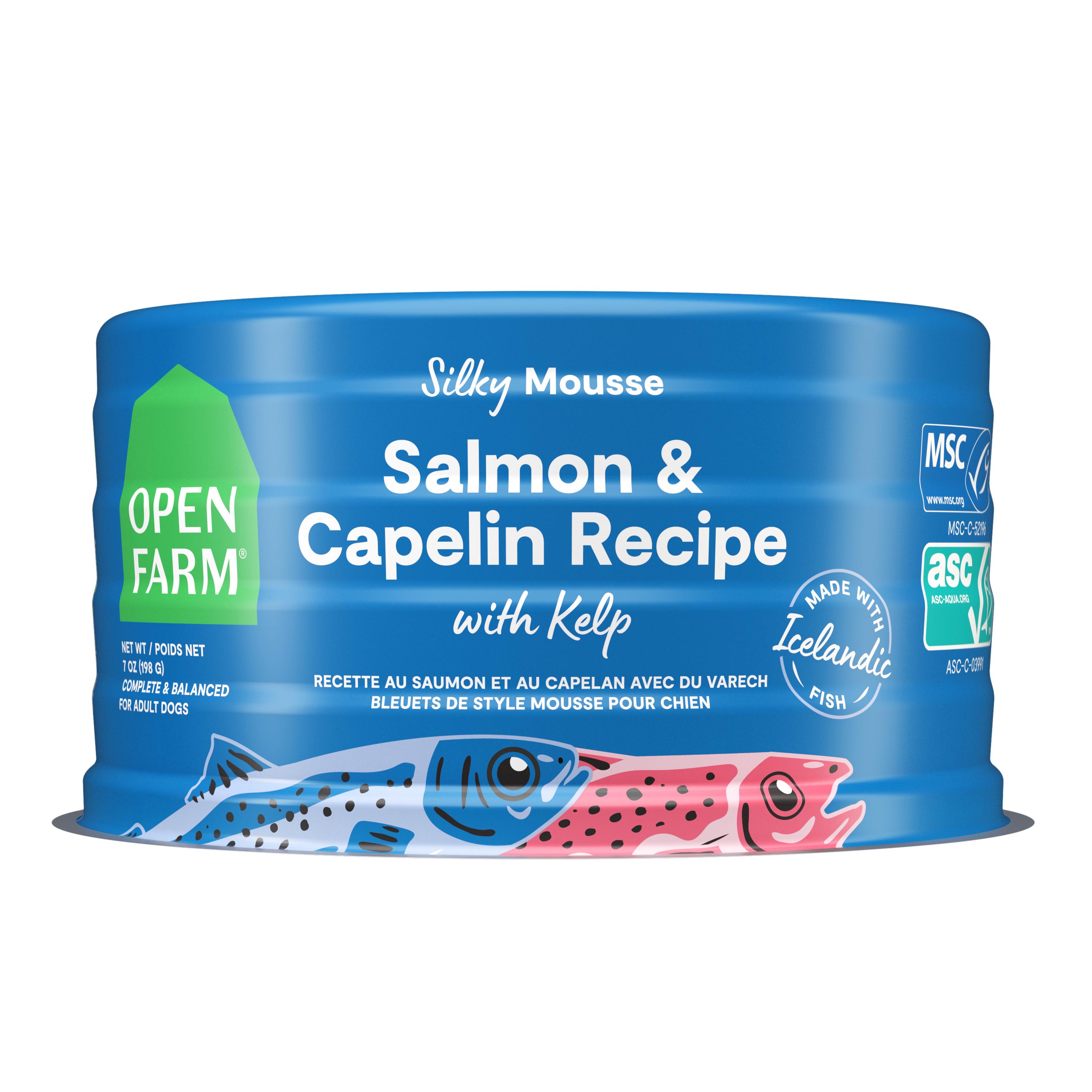 Open Farm Salmon & Capelin Recipe with Kelp Wet Dog Food Can