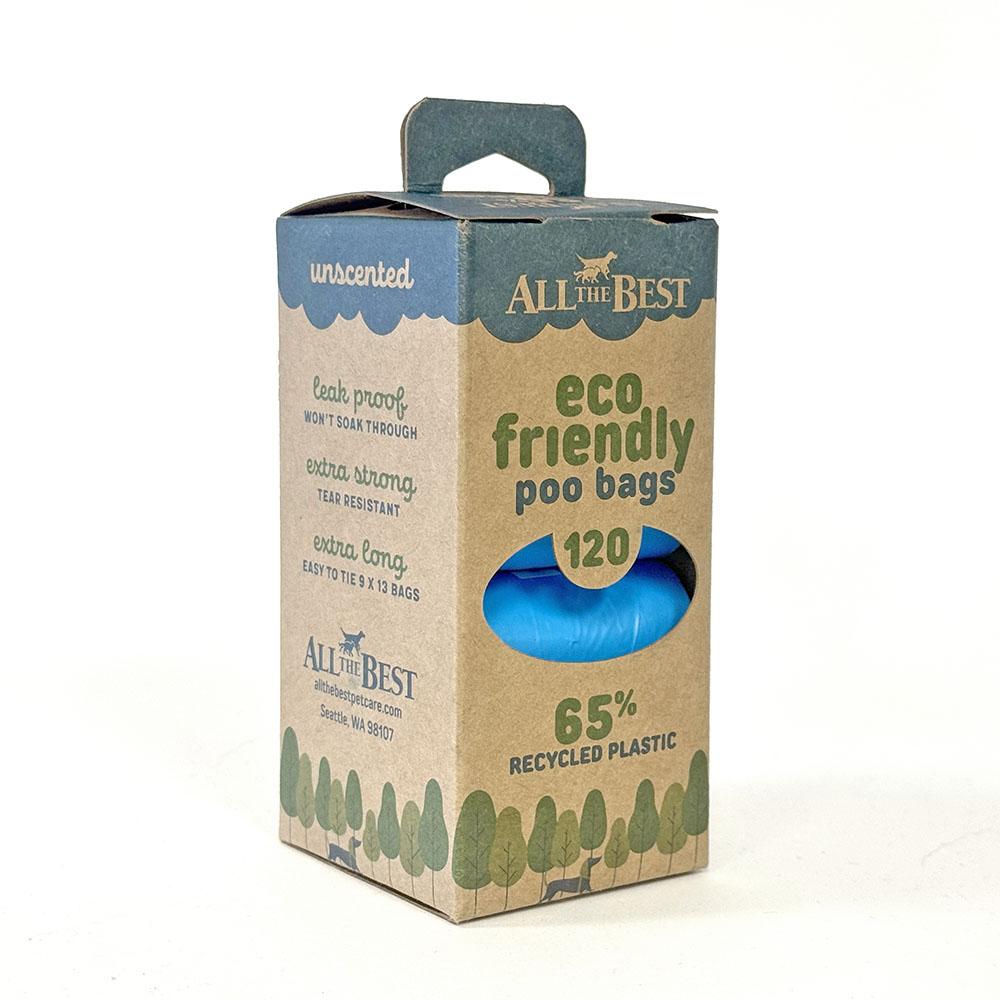 All The Best Recycled Plastic Dog Poop Bags, 120-count