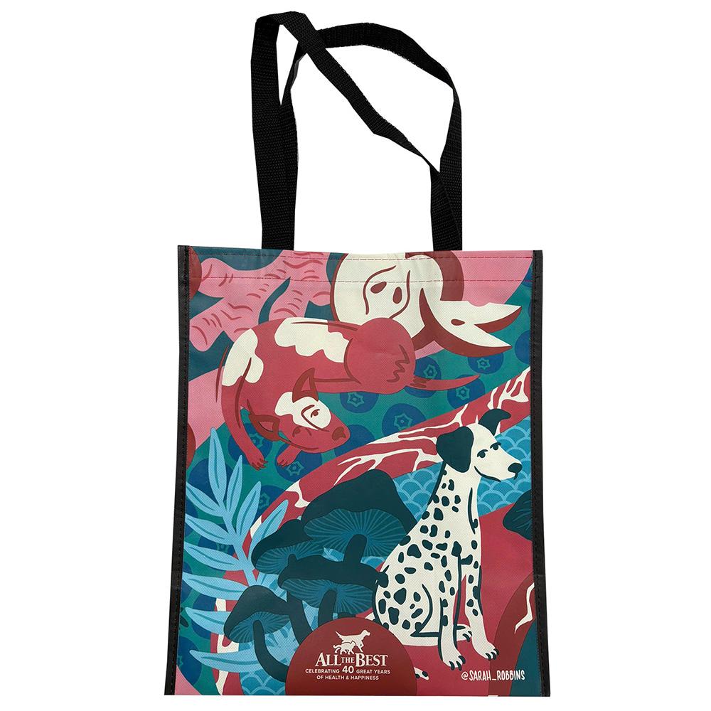 All The Best Reusable Tote Bag, 12 x 14 x 7-in
